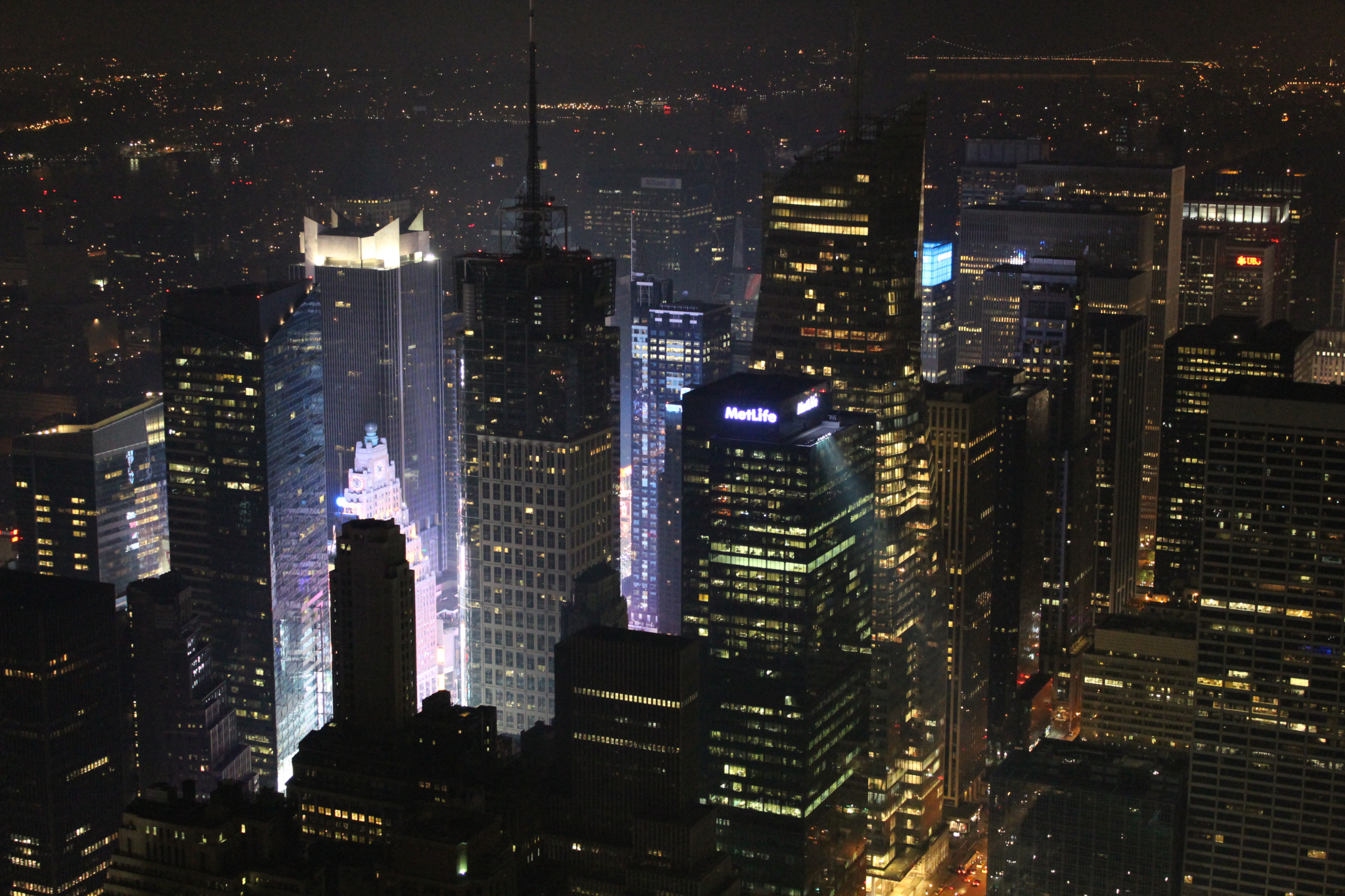 New York - Time Square vista dall'Empyre State Building